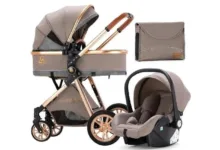 Обзор коляски-трансформер 3 в 1 Luxmom V9 для детей от 0 до 3 лет