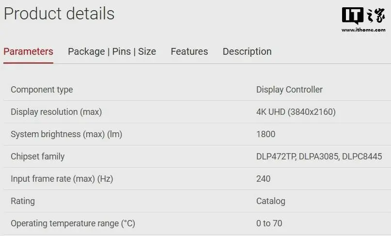 Texas Instruments объявила о выпуске нового контроллера дисплея DLPC8445 - Компания Texas Instruments представила новый контроллер дисплея DLPC8445, предназначенный для проекторов 4K UHD (3840x2160). Этот компактный чип размером 9 × 9 мм, что в 90% меньше по сравнению с предыдущими моделями, обещает значительные улучшения в качестве изображения и производительности. Texas Instruments объявила о выпуске нового контроллера дисплея DLPC8445 - Новости